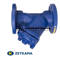 Фильтр осадочный ZETKAMA 821 чугунный Ду100 Ру16